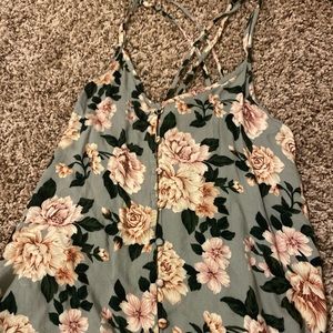 Floral tank top